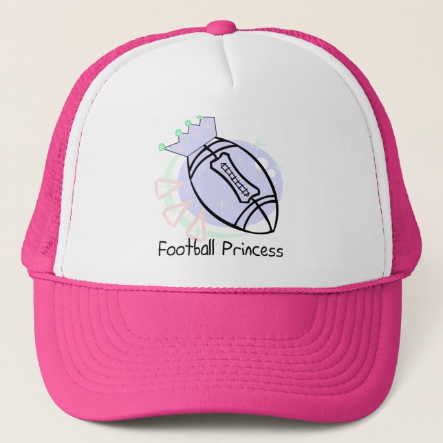 Football Princess T-shirts and Gifts Trucker Hat (Front)