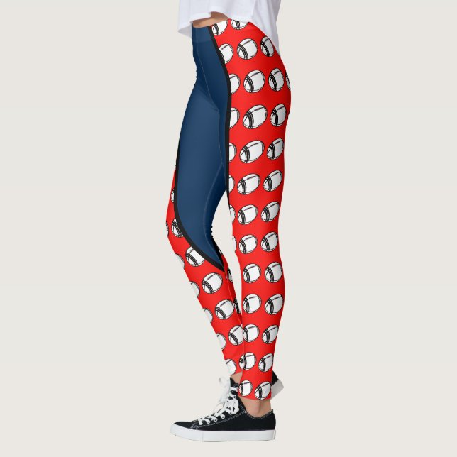 Football Print Leggings (Left)