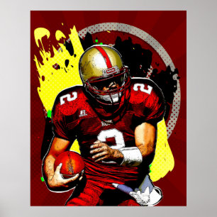 Football Quarterback Poster