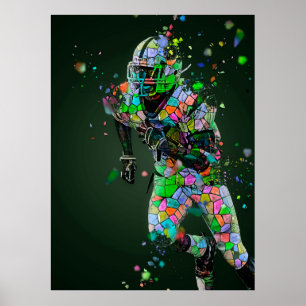 Football Quarterback Poster