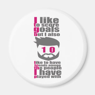 Football quote succes life magnet