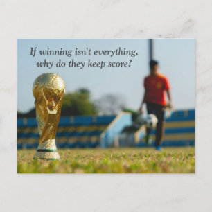 Football Quotes Postcard