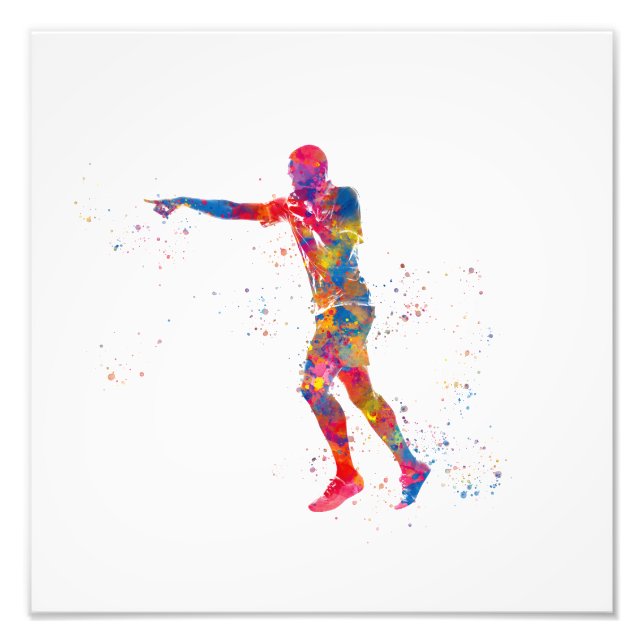 Football referee photo print (Front)