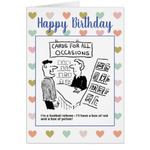 Football Referee wants to buy red and yellow cards