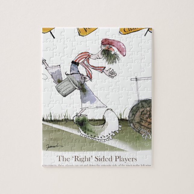 football right wing red white kit jigsaw puzzle (Vertical)