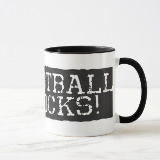 Football Rocks Red Mug