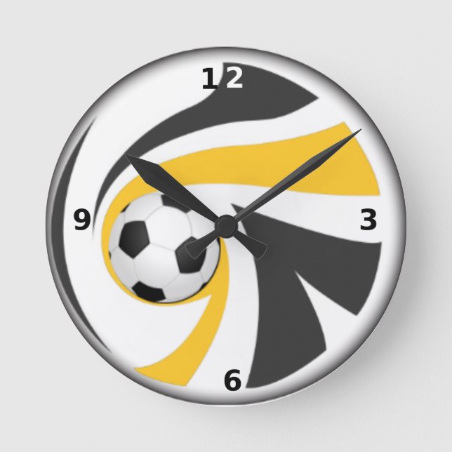 Football Round Clock (Front)