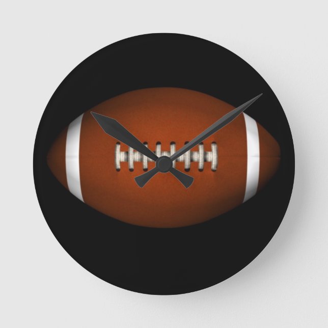 Football Round Clock (Front)