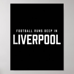 Football Runs Deep In Liverpool Tank Top Poster
