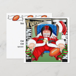 Football Santa Invitation