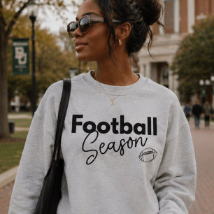 Football Season, Cute Game Day Crewneck Pullover