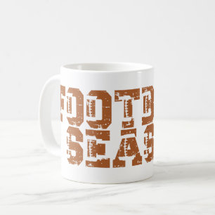 Football Season Typography Coffee Mug