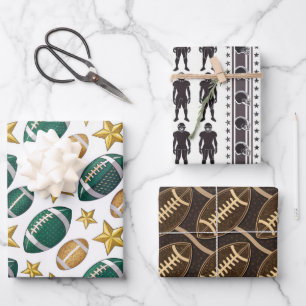 Football Season  Wrapping Paper Sheet
