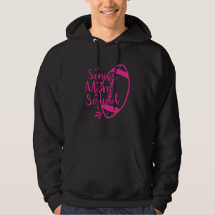 Football Senior Mom Squad Hoodie