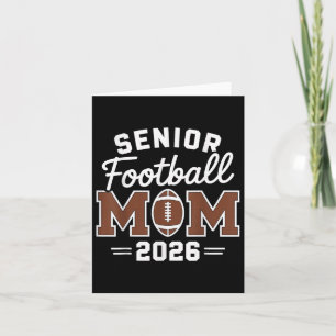 Football Senior Mum Proud Senior Year Mama Cl Of 2 Card