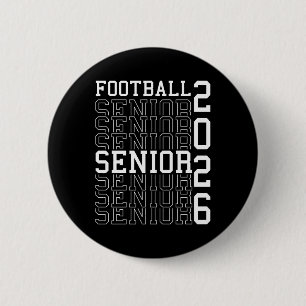 Football Senior Night Football Senior 2026 Graduat 6 Cm Round Badge