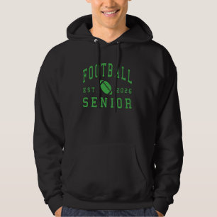 Football Senior Night Football Senior 2026 Graduat Hoodie