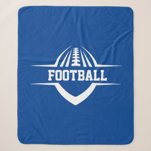 Football Sherpa Fleece Blanket