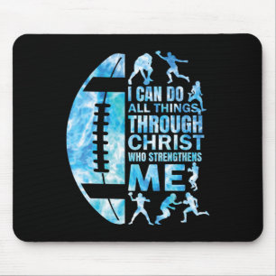 Football-shirt Christian Women Boys Men Christ Rel Mouse Mat