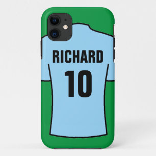 Football Shirt in Light Blue Case-Mate iPhone Case