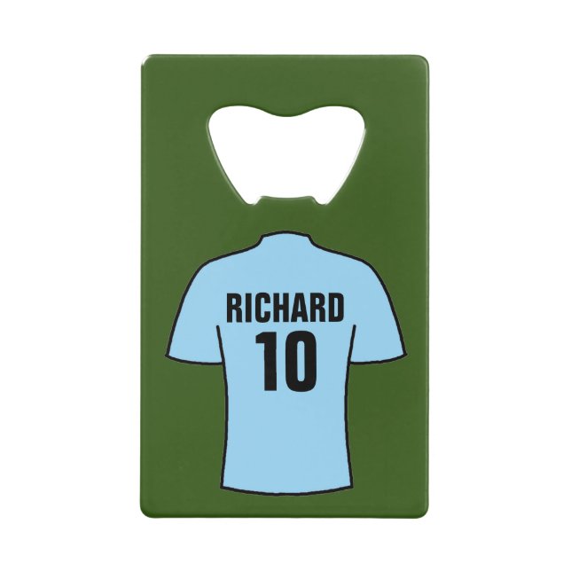 Football Shirt in Light Sky Blue (Front)