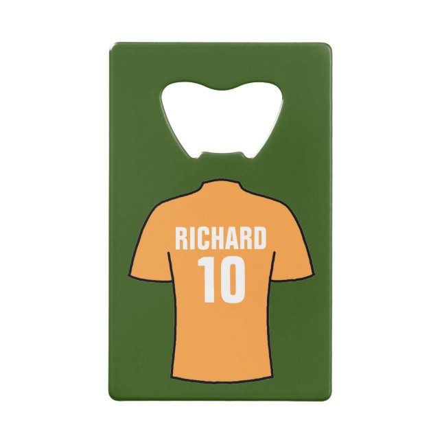 Football Shirt in Old Gold (Front)