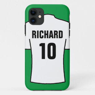 Football Shirt in White iPhone 11 Case