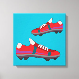 Football Shoes Canvas Print