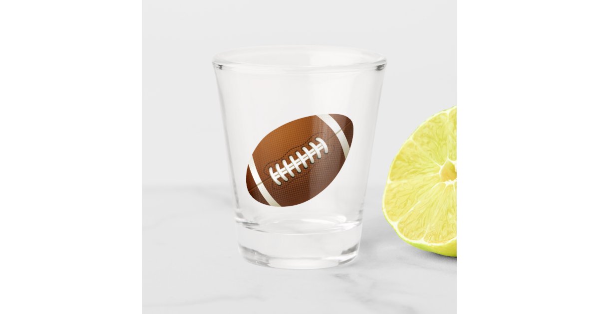 Football Shot Glass Zazzle