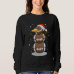 Football Snowman Santa Hat Christmas Soccer Lover  Sweatshirt<br><div class="desc">Football Snowman Santa Hat Christmas Soccer Lover Kids</div>
