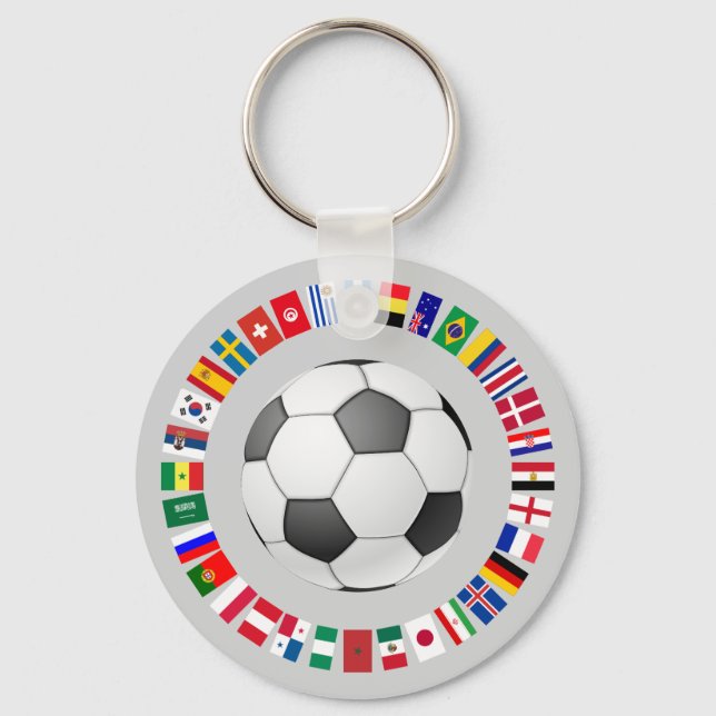 FOOTBALL SOCCER  2018 KEY RING (Front)