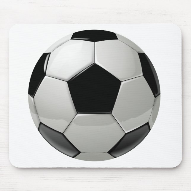 Football Soccer Ball Mouse Mat (Front)