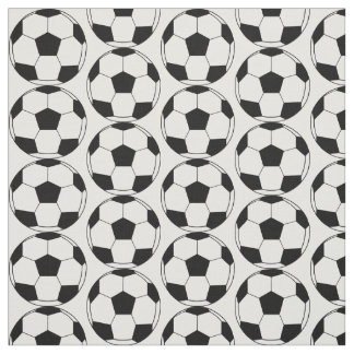 Football Soccer Ball Pattern. Fabric