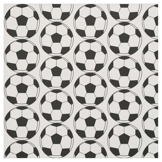Football Soccer Ball Pattern. Fabric (Swatch)