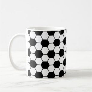 Football / Soccer Ball Texture Pattern  Coffee Mug