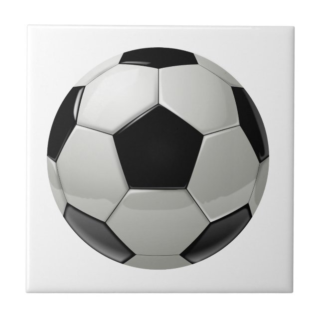 Football Soccer Ball Tile (Front)