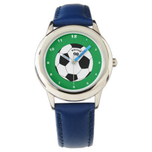 Football & Soccer Ball Watch with Name & Number