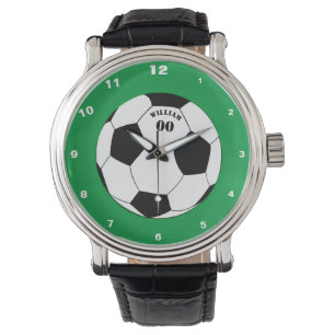 Football & Soccer Ball Watch with Name & Number