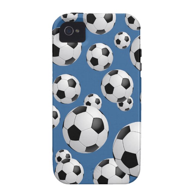 Football Soccer Balls Case-Mate iPhone Case (Back)