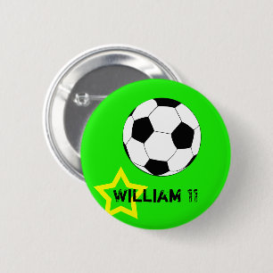 Football & Soccer Fans & Player name 6 Cm Round Badge