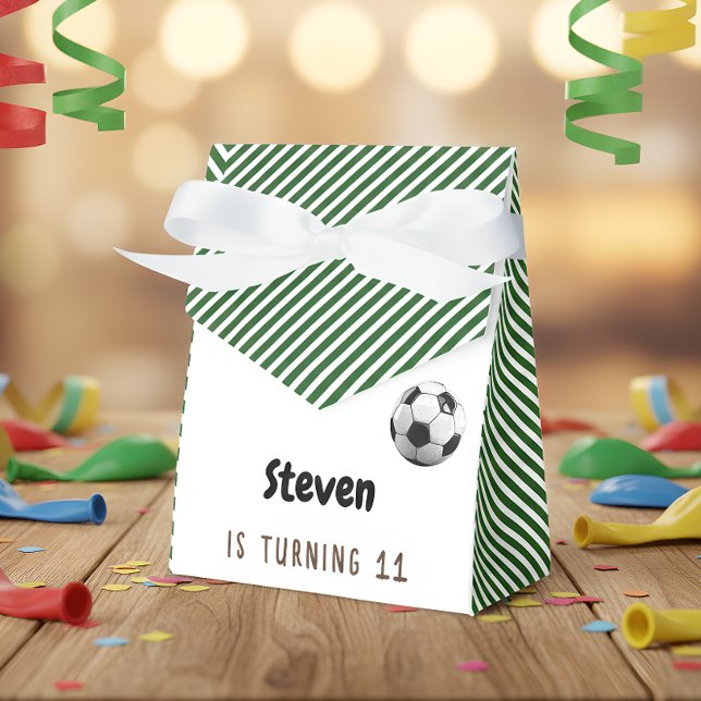 Football soccer game kids birthday favour box (Creator Uploaded)