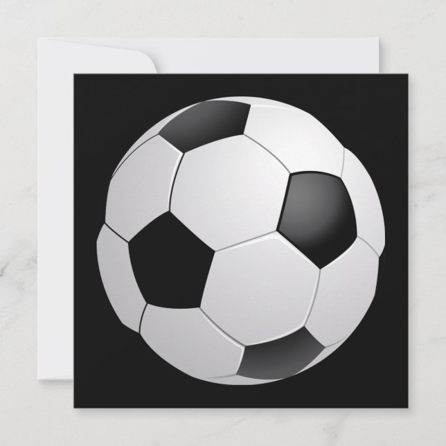 Football Soccer Invitation (Front)