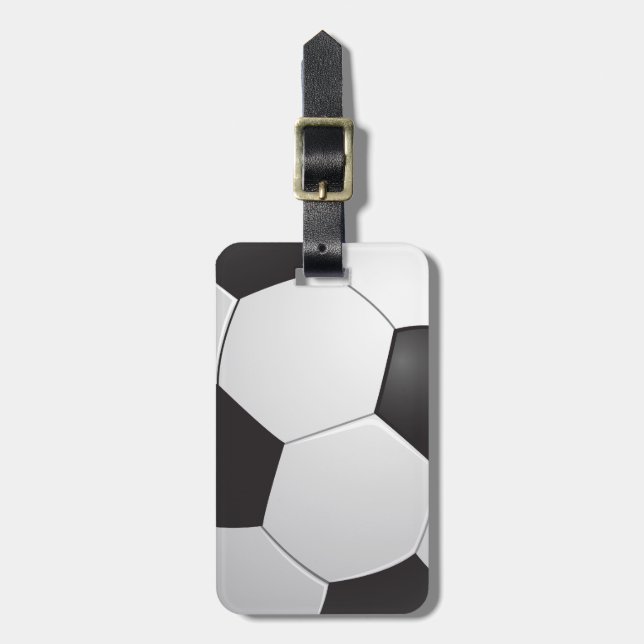 Football Soccer Luggage Tag (Front Vertical)