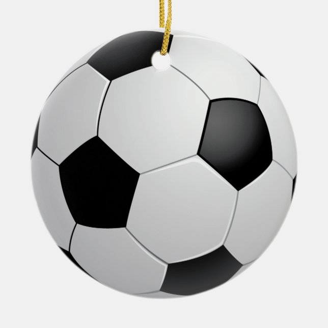 Football Soccer Ornament (Front)