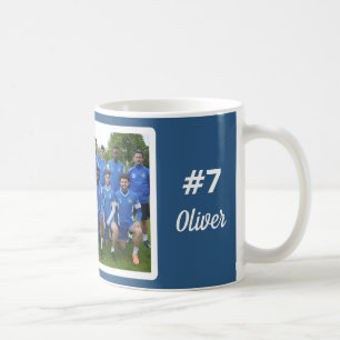 Football Soccer Player's Gift Personalised Photo Coffee Mug