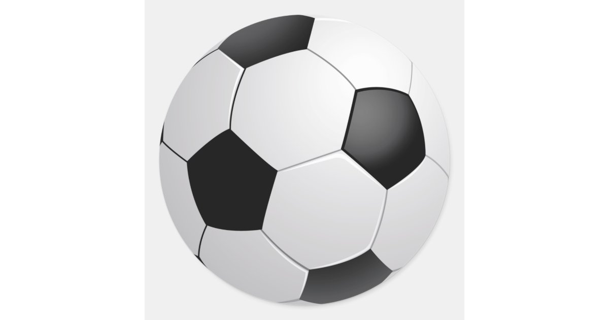 Football Soccer Sticker Zazzle 