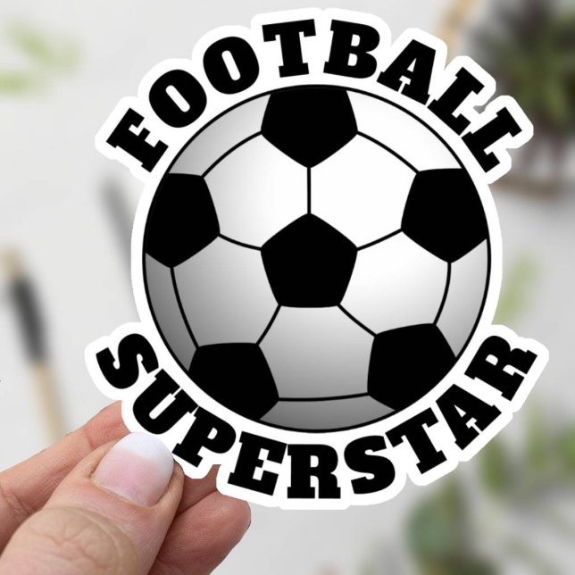 Football Soccer Superstar Sports (Football Superstar Sticker)