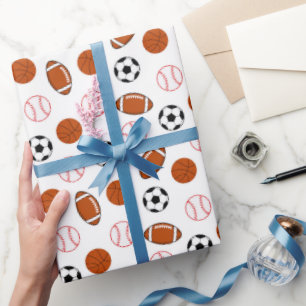 Football Sport Pattern  Wrapping Paper