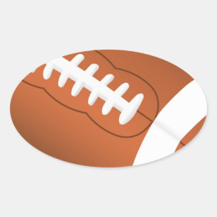 Football Sports Ball Team Game Playing Stars Coach Oval Sticker