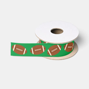 Football Sports Birthday Party Satin Ribbon